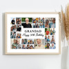 Photo Collage 50th Birthday Custom Gift For Grandad 22-Photo Print Or Canvas