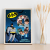 Photo Collage 7-Photo 9th Birthday Gift For Kids Boys Batman Print Or Canvas