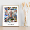 Photo Collage 90th Birthday Custom Gift For Grandad 15-Photo Print Or Canvas