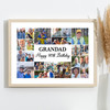 Photo Collage 90th Birthday Custom Gift For Grandad 22-Photo Print Or Canvas