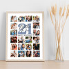 Photo Collage 21st Birthday Gift For Brother-In-Law 20-Photo Print Or Canvas