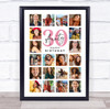 Photo Collage 30th Birthday Gift For Aunty 20-Photo Portrait Print Or Canvas