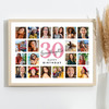 Photo Collage 30th Birthday Gift For Granddaughter 20-Photo Print Or Canvas