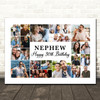 Photo Collage 30th Birthday Custom Gift For Nephew 22-Photo Print Or Canvas