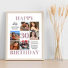 Photo Collage Print Or Canvas 30th Birthday Personalised Gift For Wife 6-Photo
