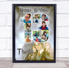 Photo Collage 10-Photo 13th Birthday Gift For Boys Harry Potter Print Canvas