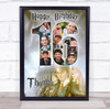 Photo Collage 11-Photo 16th Birthday Gift For Boys Harry Potter Print Canvas