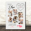 Photo Collage Gift For Nan Mother's Day 6-Photo Calendar My Nan Print Or Canvas