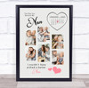 Photo Collage Gift For Nan Mother's Day 6-Photo Calendar My Nan Print Or Canvas