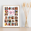 Photo Collage 30th Birthday Custom Gift For Girlfriend 20-Photo Print Or Canvas