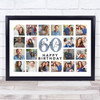 Photo Collage 60th Birthday Custom Gift For Son-In-Law 20-Photo Print Or Canvas