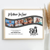 Photo Collage 80th Birthday Gift For Mother-In-Law 4-Photo Film Print Or Canvas