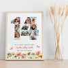 Photo Collage 10-Photo 14th Birthday Gift For Teen Girls Floral Print Or Canvas