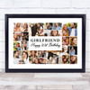 Photo Collage 21st Birthday Custom Gift For Girlfriend 22-Photo Print Or Canvas