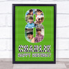 Photo Collage 6-Photo 8th Birthday Gift For Kids Boys Football Print Or Canvas