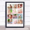 Photo Collage 11-Photo 5th Birthday Custom Gift For Kids Girls Print Or Canvas