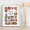 Photo Collage 20-Photo Kids Birthday Custom Gift Balloons Cake Print Or Canvas
