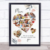 Photo Collage Mother's Day Gift For Mum 19-Photo Any Occasion Print Canvas