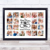 Photo Collage Memorial Gift For Anyone 20-Photo Infinity Rose Print Or Canvas