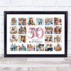 Photo Collage Print Or Canvas 50th Birthday Gift For Mother-In-Law 20-Photo