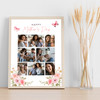 Photo Collage Gift For Mummy Mother's Day 8-Photo Pink Butterflies Print Canvas Photo Collage Gift For Mummy Mother's Day 8-Photo Pink Butterflies Print Canvas