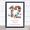 Photo Collage 11-Photo 12th Birthday Gift For Kids Girls Butterfly Print Canvas