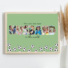 Photo Collage Green Football 7-Photo Any Occasion Gift For Husband Print Canvas