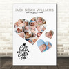 Photo Collage Gift For New Baby 19-Photo Hearts Hello Little One Print Or Canvas