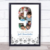 Photo Collage 7-Photo 9th Birthday Football Custom Gift For Boys Print Or Canvas