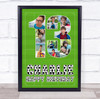 Photo Collage 10-Photo 13th Birthday Gift For Kids Boys Football Print Or Canvas