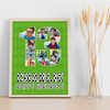 Photo Collage 10-Photo 13th Birthday Gift For Kids Boys Football Print Or Canvas