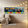 Personalised Party Banner For Kids Birthday Boys Harry Potter Any Age