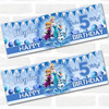 Personalised Party Banner For Kids Birthday Girls Any Age Frozen