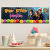 Personalised Party Banner For Kids Birthday Harry Potter Any Age