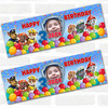 Personalised Party Banner For Kids Birthday Paw Patrol With Photo Any Age