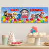 Personalised Party Banner For Kids Birthday Paw Patrol With Photo Any Age