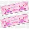 Personalised Party Banner For Birthday Girls Bouncy Castle Pink Kids