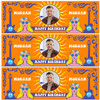 Personalised Party Banner For Birthday 1960's Theme Psychedelic Orange
