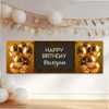 Personalised Party Banner For Birthday Female Leopard Animal Print