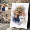 Personalised Watercolour Portrait From Photo Custom Gift, Framed Print Or Canvas