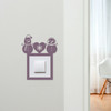 Light Switch Surround Snowman Couple Christmas Decor Switch Plate Cover Frame