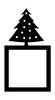 Light Switch Surround Christmas Decor Tree Decorative Switch Plate Cover Frame