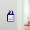 Light Switch Surround Easter Bunny Rabbits Decorative Switch Plate Cover Frame