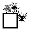 Light Switch Surround Halloween Decor Spiders Decorative Switch Cover Frame