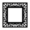 Light Switch Surround Abstract Geometric Design 11 Decorative Switch Cover Frame