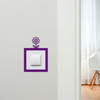 Light Switch Surround Single Flower Decorative Switch Plate Cover Frame