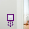 Light Switch Surround Hanging Stars Hearts Decorative Switch Plate Cover Frame