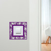 Light Switch Surround Leaves Pattern Decorative Switch Plate Cover Frame