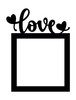 Light Switch Surround Love Word Heart Decorative Switch Plate Cover Frame