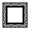 Light Switch Surround Abstract Geometric Design 3 Decorative Switch Cover Frame